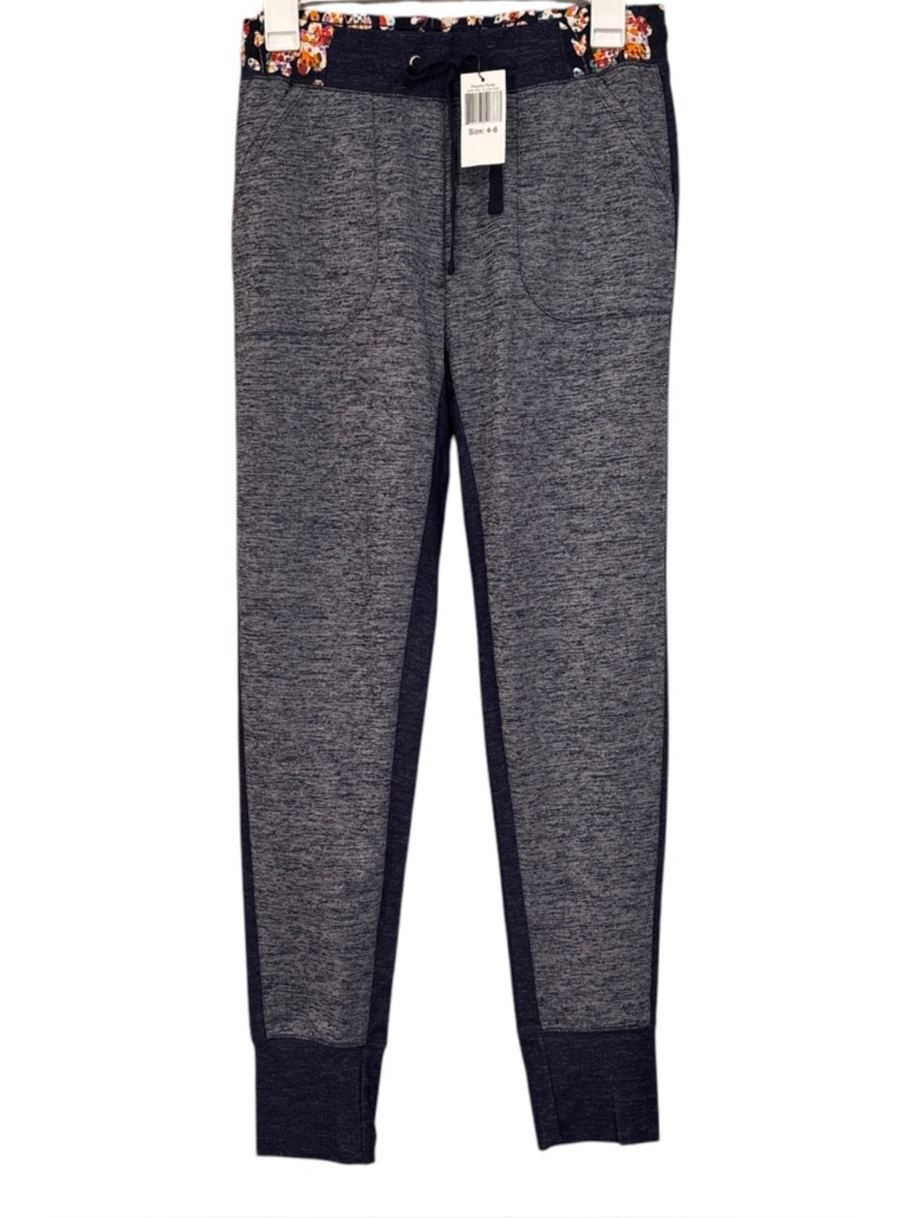 Vera Bradley Navy Blue Jogger pajama pant in vines size small 4/6 NWT
